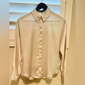 Express Cream Button Down Shirt